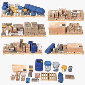 3D Building Material Pallets