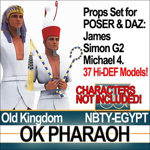 Props Set Poser Daz for Ancient Egypt OK Pharaoh