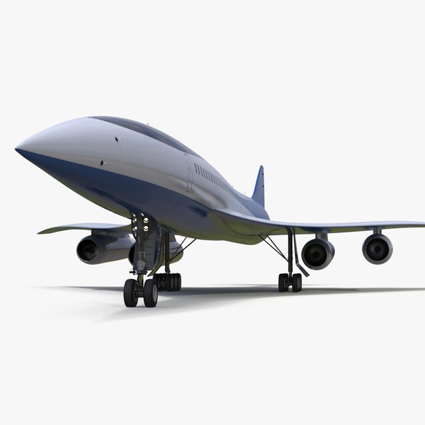 3D model Supersonic Passenger Jet Generic