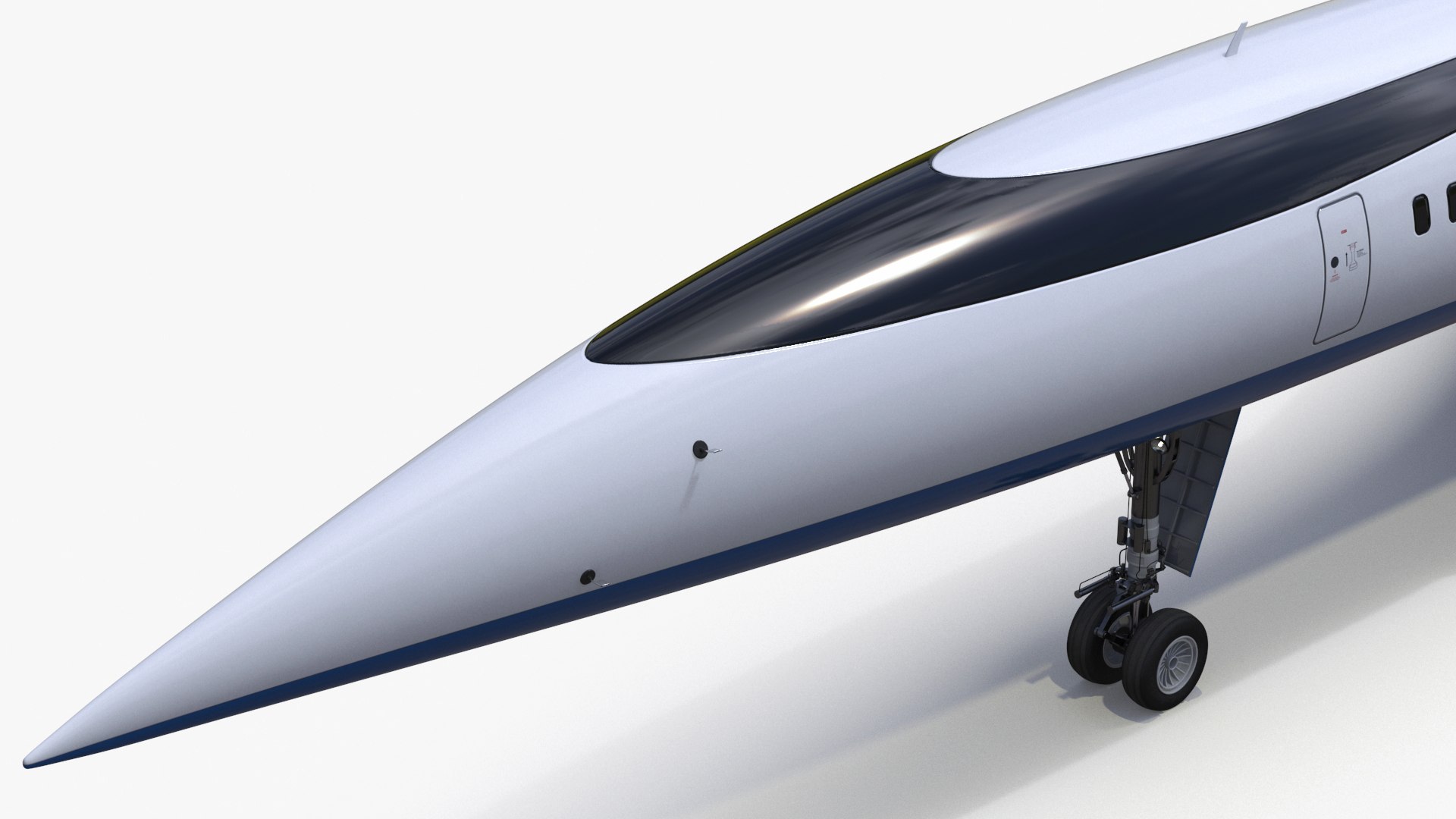 3D Model Supersonic Passenger Jet Generic - TurboSquid 2270323