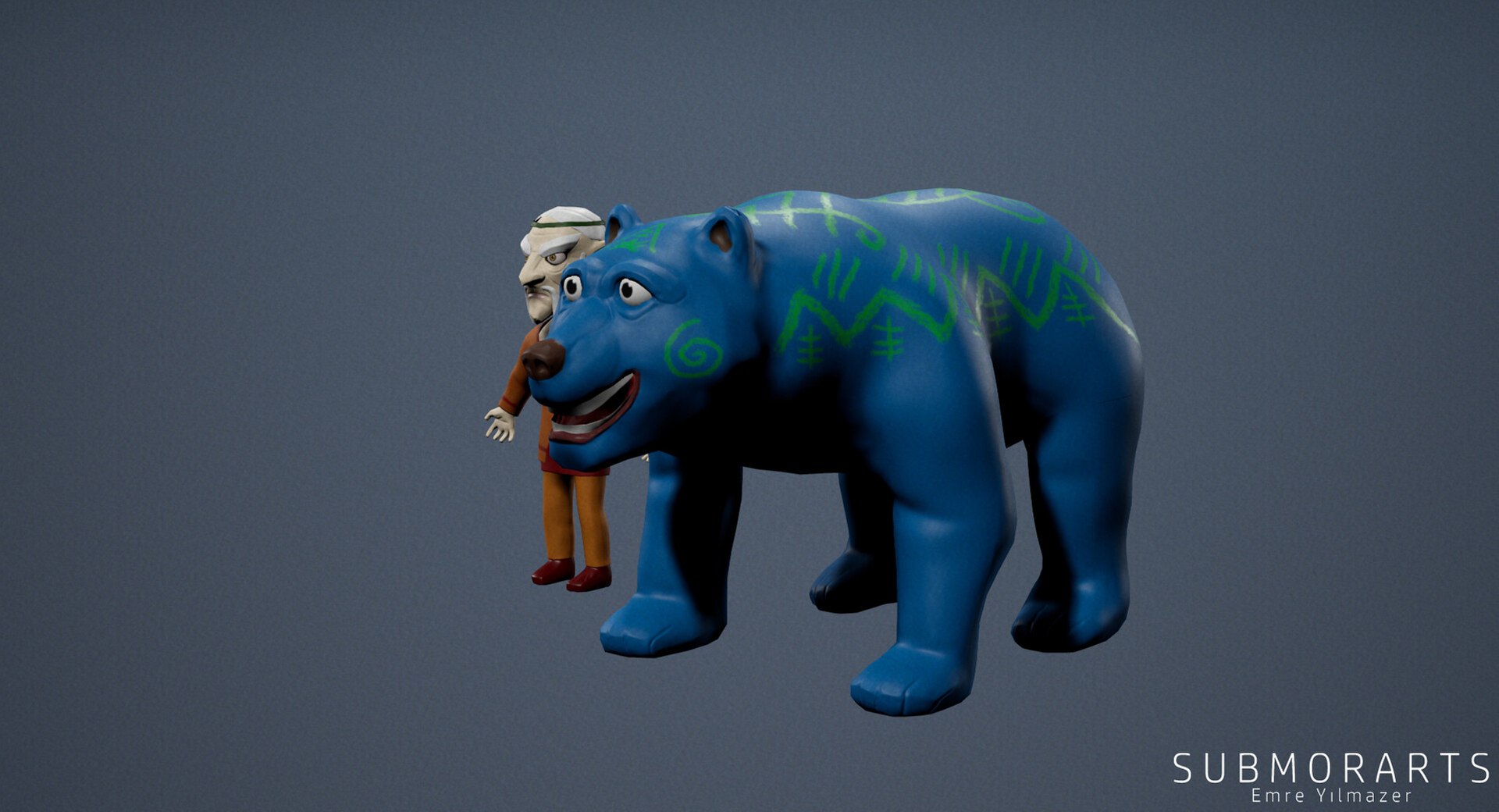Druid And Bear low-poly 3D model 3D model https://p.turbosquid.com/ts-thumb/u9/pEcvJR/fZ/squid04/jpg/1672502069/1920x1080/fit_q87/e8278d8f1dd91cd3d7cb7d38312105b136382b5e/squid04.jpg