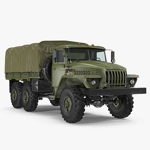ural 4320 truck road model