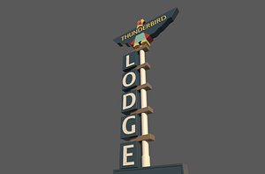 lodge hotel sign