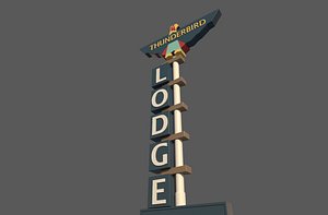 lodge hotel sign