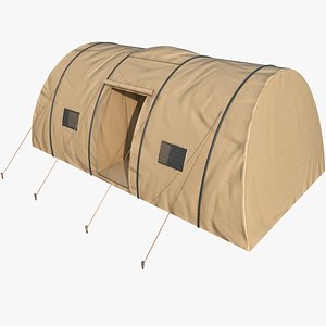 3D Tent 12 with PBR 4K