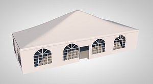 3D model tent market bistro