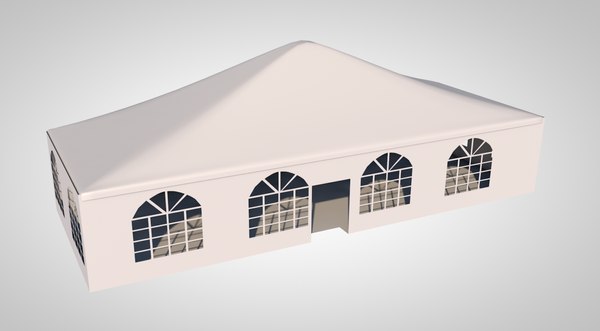 3D model tent market bistro