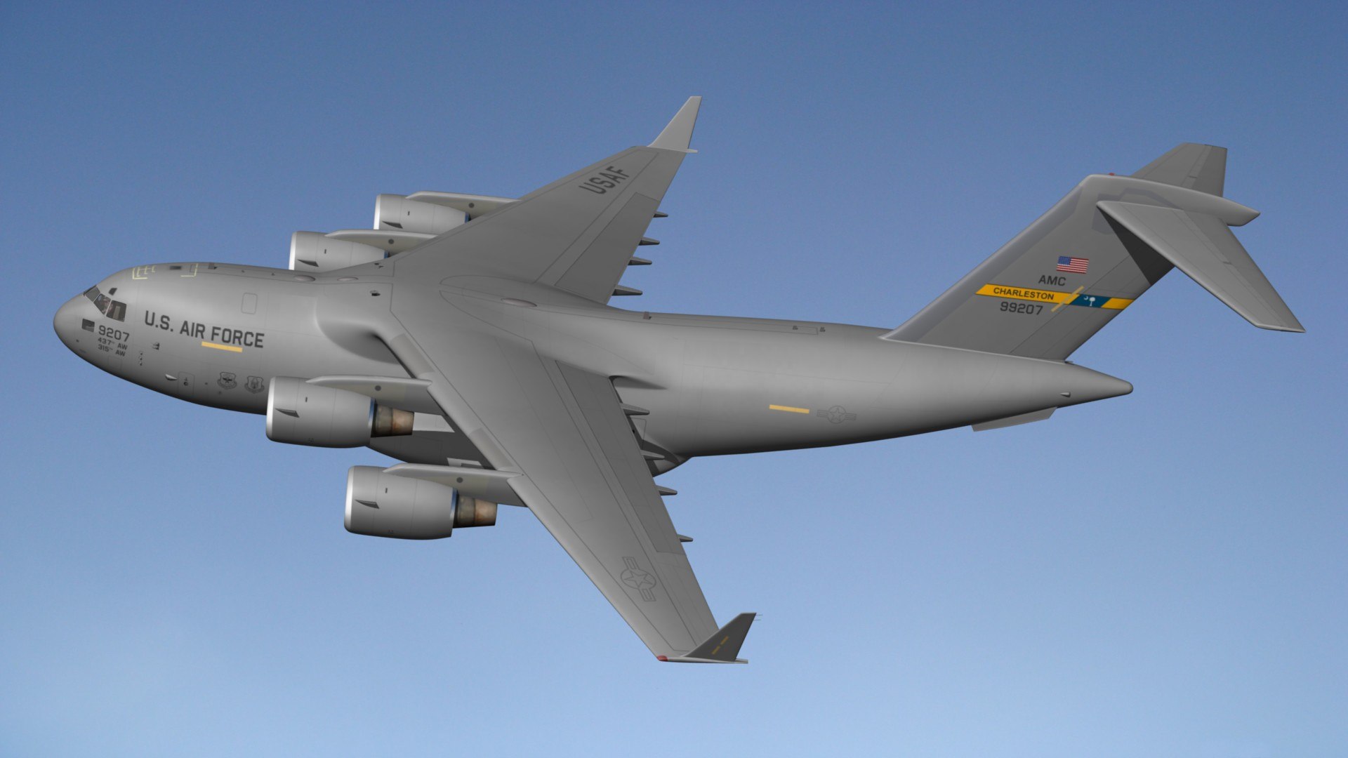 3D Boeing C-17 Globemaster III - TurboSquid 1974220