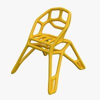 Biomorphic Lattice Designer Chair