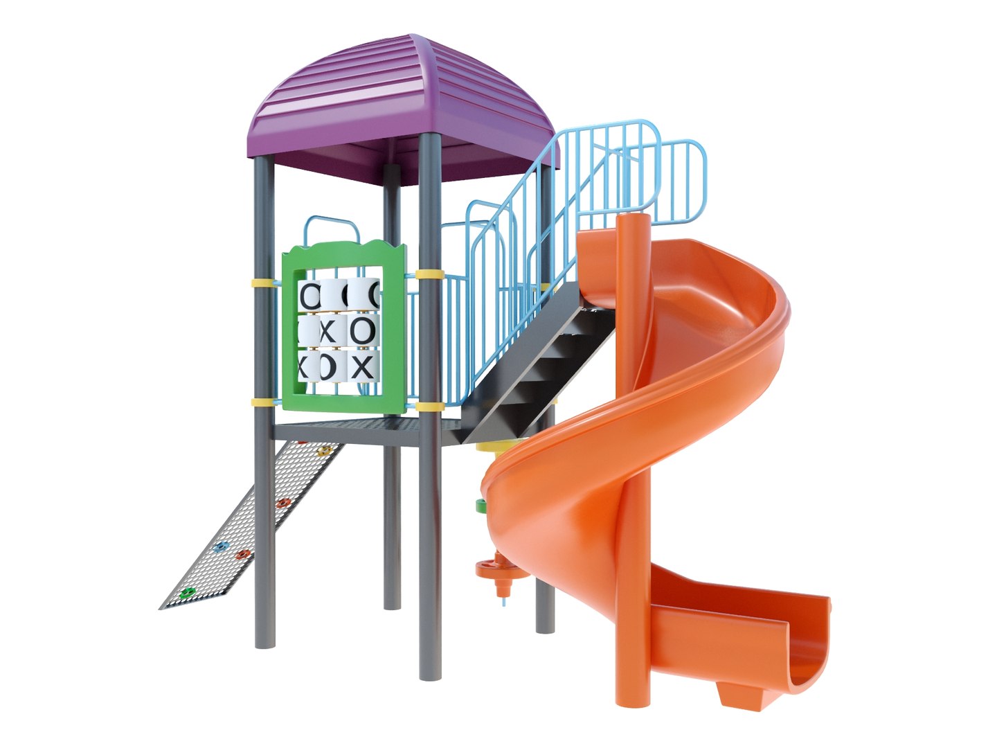 modelo 3d PLAYGROUND LINHA COLORE SPEED KIDS - TurboSquid 1976370