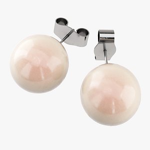 3D Pearl Earrings
