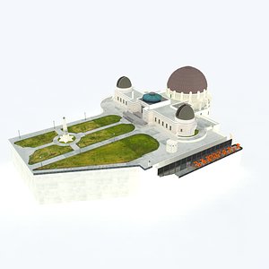 3d griffith observatory model