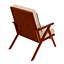 Sillón de madera y tela