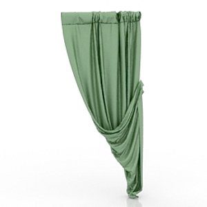 soft curtain 3D model