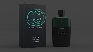 3D Gucci Guilty Pour Homme Eau De Toilette Spray model