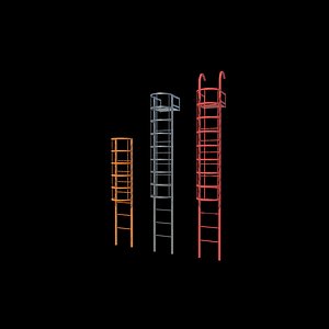 Fire Escapes 3D model