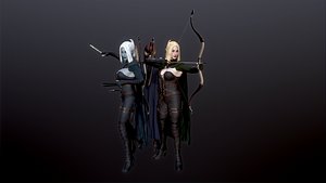 ElvenDark ElvenHuman women