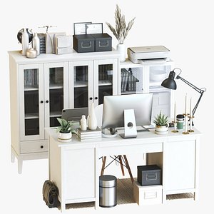 3D Office workplace 143 model
