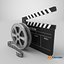 Film Reel And Clapperboard Set