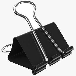 Binder Clip Opened