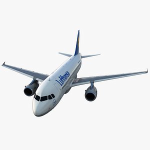 Airbus A319 Lufthansa Rigged