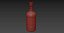 Blue Dry Gin Bottle