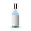 Blue Dry Gin Bottle