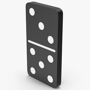 Domino 3x5 Black 3D