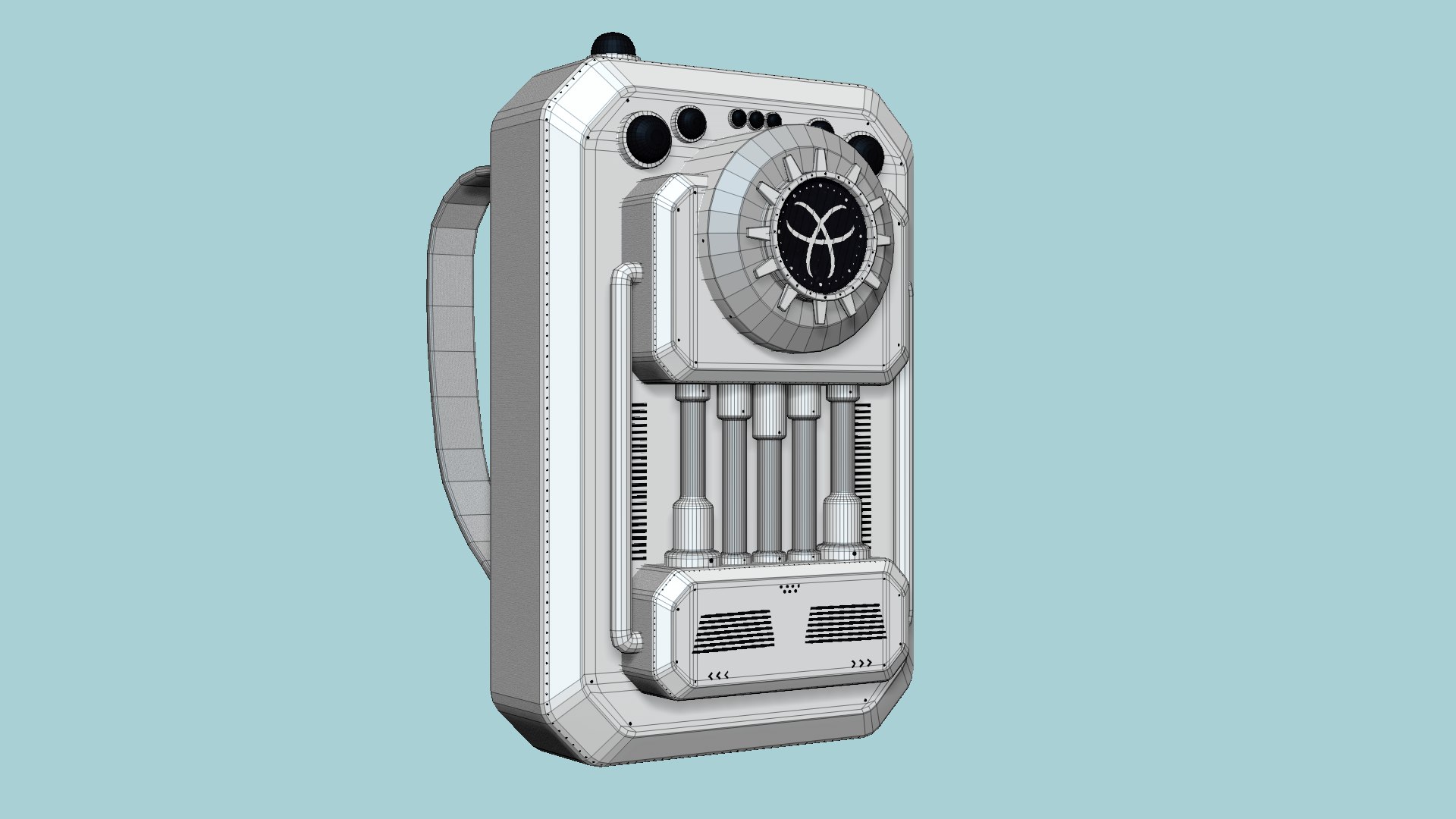 3D SciFi Backpack I10 Aluminum - Fashion Character Design https://p.turbosquid.com/ts-thumb/uA/fdlWk8/oD/r10wire/png/1661662502/1920x1080/fit_q87/df113eefa2e2dab5f6551138e1d1b6e461290a62/r10wire.jpg