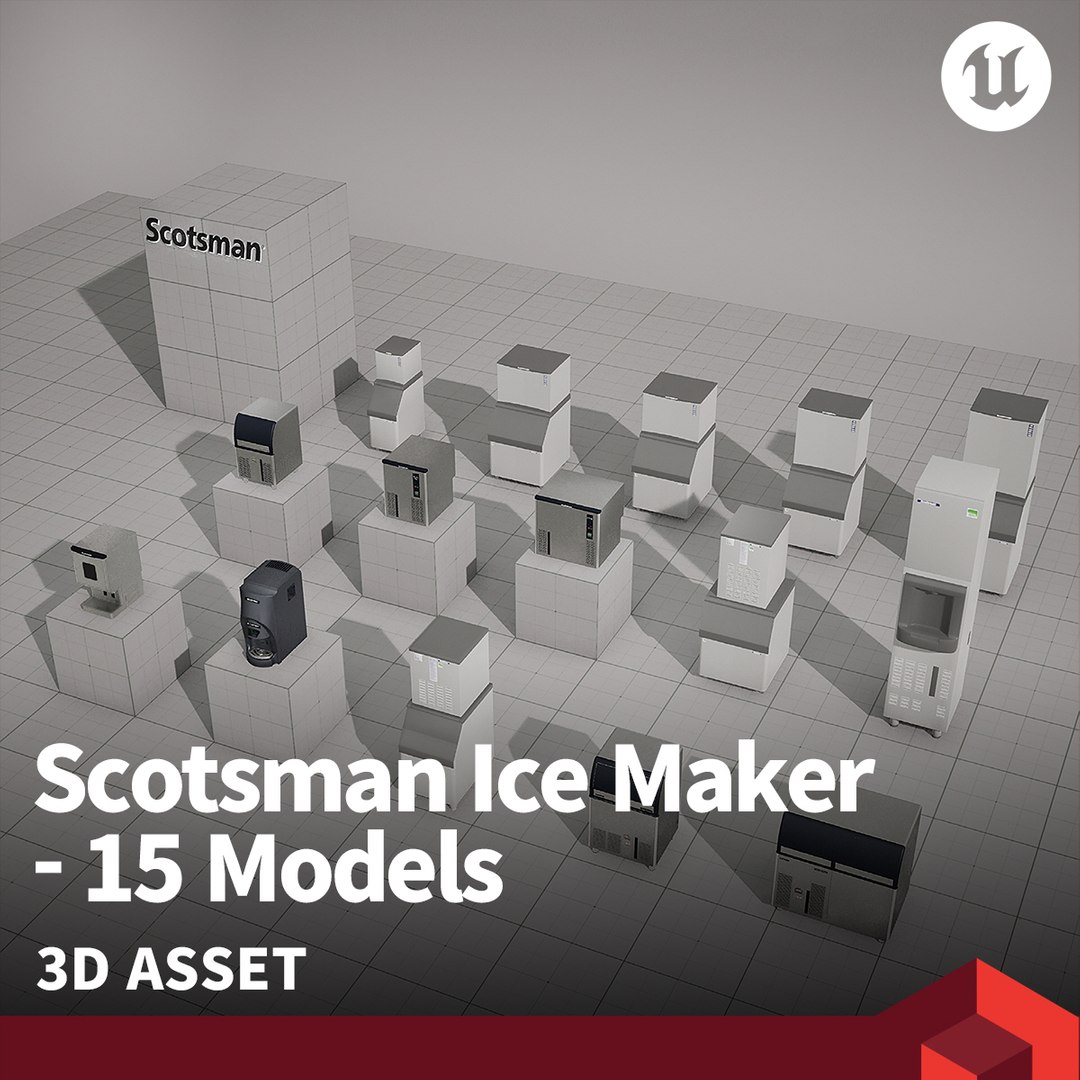 Scotsman Ice Maker - 15 Models 3D Model - TurboSquid 2404154