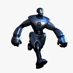 3D robot character model