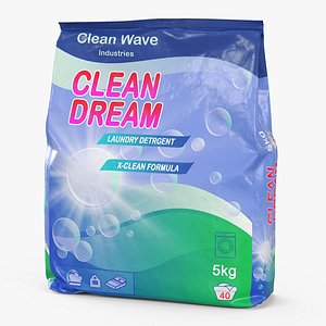 Washing Powder 5kg Package 3D model