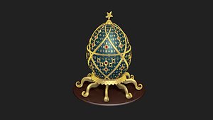 Egg FABERGE R16 3D model