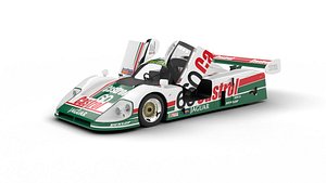 Jaguar XJR-9 Castrol Racing 1988 HQ 3d model 3D model