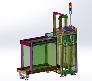 3D PCB Magazine SMT Loader and Unloader for Automated Pick-and-Place Systems model