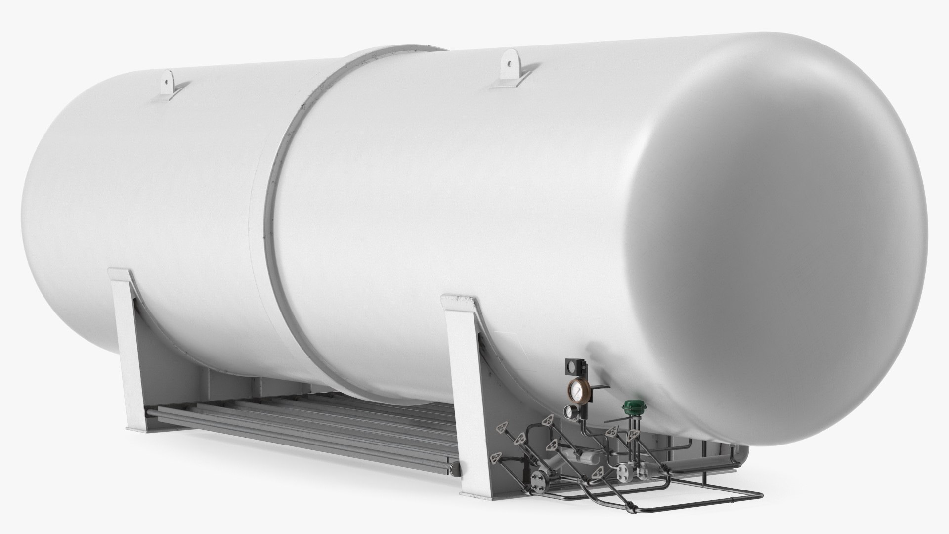LNG Storage Tank 3D model preview