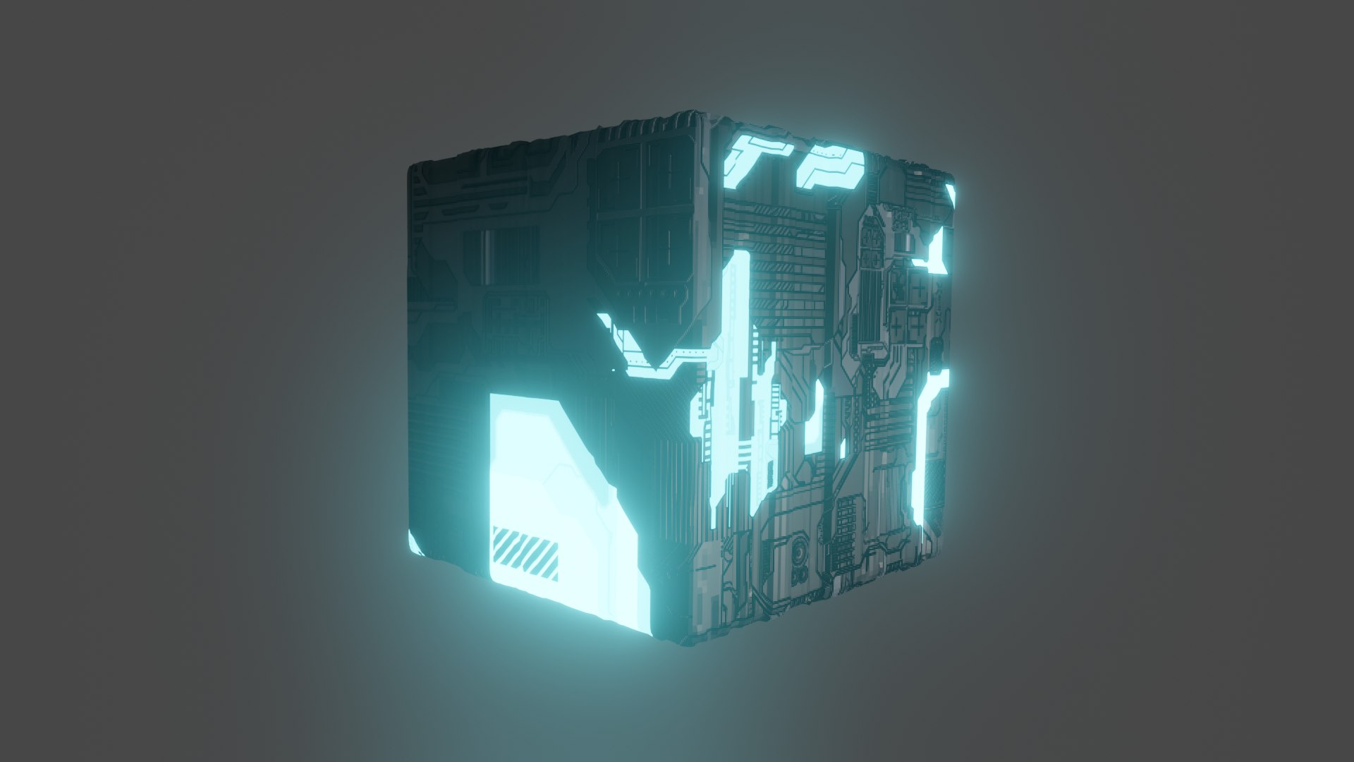 Space Cube 3D Model - TurboSquid 1462748