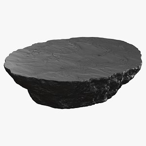 lava stone table 3D model