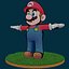 Mario Bros Rigged Low Poly PBR