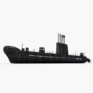 3dsmax oberon class submarine hmas