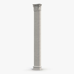 column corinthian greco roman c4d