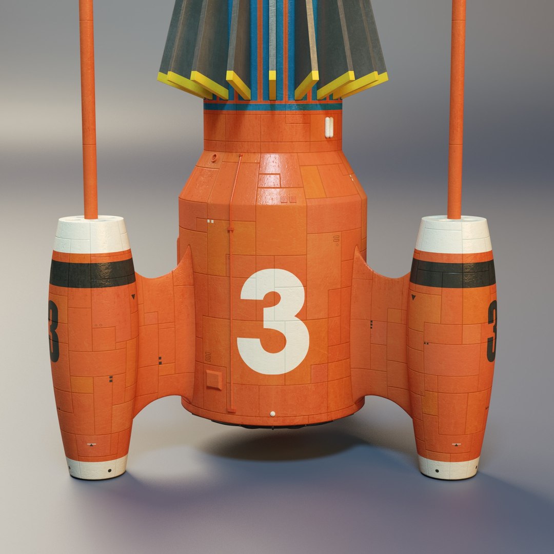 Thunderbird 3 3d Max