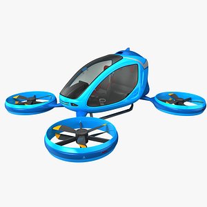 3D model electric passenger drone general