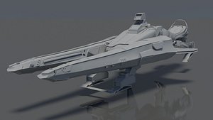 destiny inspired sparrow 3d model