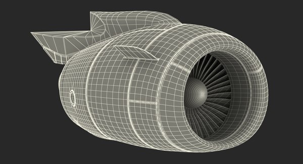 3D model boeing turbofan engine - TurboSquid 1149373