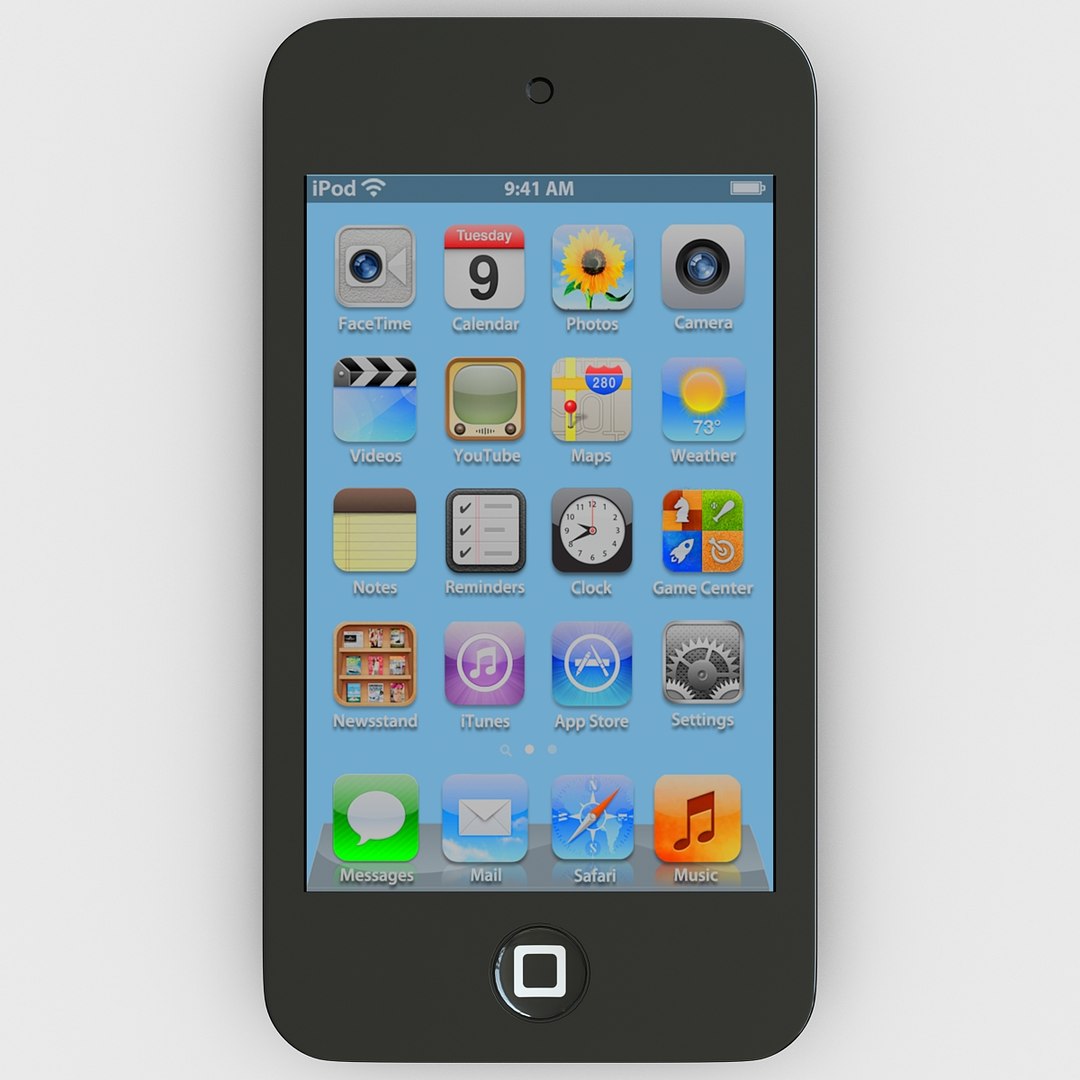 3d Model Generation 16gb Ipod Touch