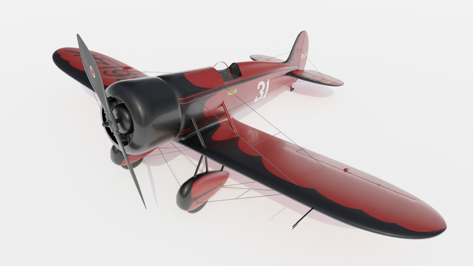 3D Travel Air Mystery Ship NR614K 31 - TurboSquid 2113939