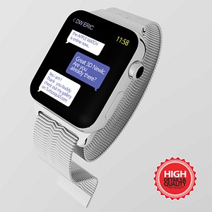 3d apple watch