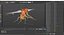 3D Drosophila Rigged for Cinema 4D model