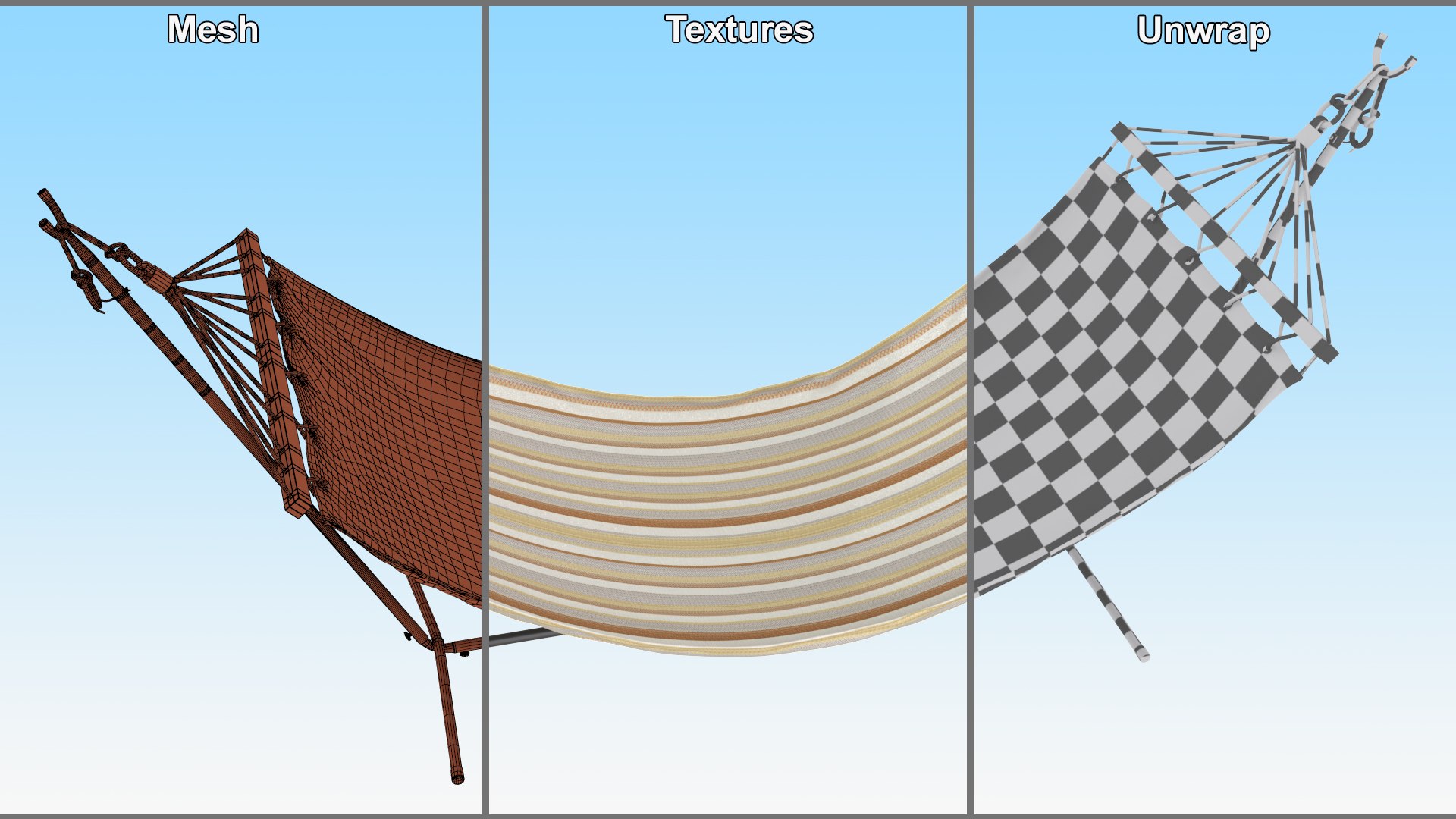 Hammock Stands 3D model https://p.turbosquid.com/ts-thumb/uB/RtU3ek/MO/hammockstandsmb3dmodel013/jpg/1724875906/1920x1080/fit_q87/22ad19bb4739dc88f5591bbe1e3c3b4f8a919291/hammockstandsmb3dmodel013.jpg